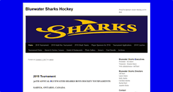 Desktop Screenshot of bluewatersharkshockey.com